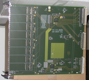 The two square ICs have each 456 solder connections below them!